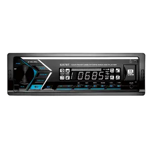 1DIN Detachable Panel Car Audio System with FM Radio Tuner MP3 Player USB AUX Connectivity Touch Screen Fast Charging Function