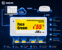 Sistem Label Harga Digital LCD ESL Full Kit BLE 5.0 IP65, Poster Digital untuk Toko Retail, Toko Kelontong, Toko Kecantikan, dan Pusat Perbelanjaan Dalam Ruangan