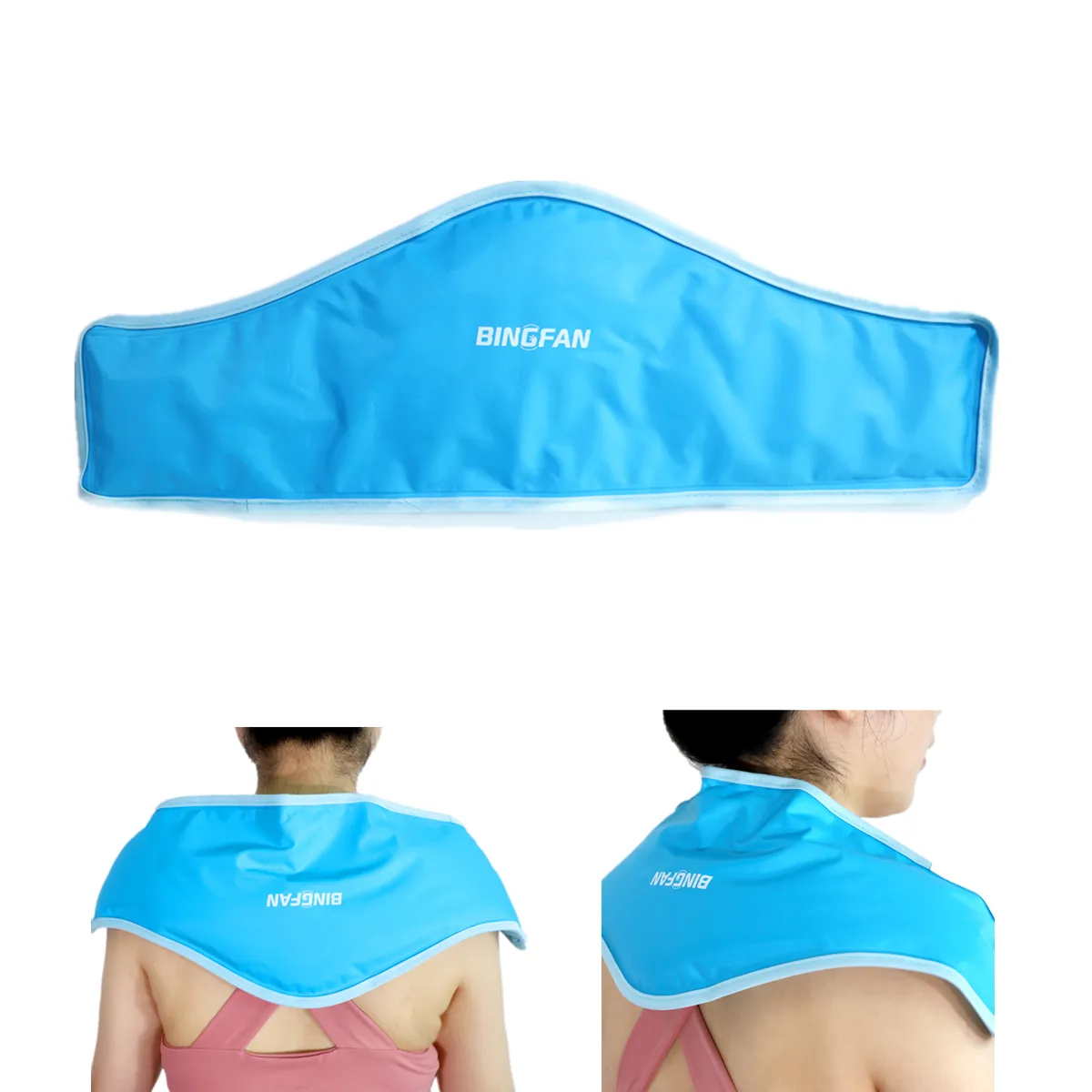 Terapi sırt ağrısı kabartma microwawajel sıcak soğuk paketi boyun omuz buz paketi ile Wrap