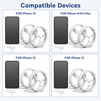 Câble de charge USB-A 15W, charge rapide 3A, transfert de données 480 Mbps, gaine en nylon tressé pour appareils iPhone, 1m, 1,5m, 2m