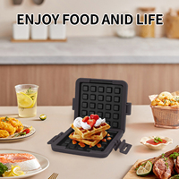 Mikrowellen-Grillpfanne für Panini, Mikrowellen-Backblech Sandwich-Maker, Silikon-Backform mit Klappmechanismus, Spülmaschinenfest