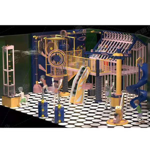อุปกรณ์สนามเด็กเล่นในร่มสำหรับเด็กการสร้างสถาบันการศึกษาการจำลองการเล่นตามบทบาทสำหรับสวนสนุกในร่มหรือศูนย์กิจกรรม - Product Image 3
