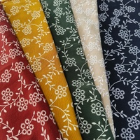Tissu en crêpe de polyester imprimé motif floral, vendu au mètre, échantillons gratuits, vente en gros