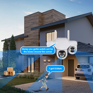 Cámara <span class=keywords><strong>de</strong></span> Seguridad PTZ <span class=keywords><strong>de</strong></span> 6MP con Triple Lente, para Exteriores, 4G, Monitor <span class=keywords><strong>de</strong></span> <span class=keywords><strong>Video</strong></span> para el Hogar, Compatible con Seguimiento Humanoide, IP66, Impermeable, Cámaras CCTV - Product Image 6