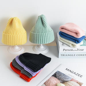 <span class=keywords><strong>Bonnet</strong></span> <span class=keywords><strong>tricot</strong></span>é doux en polyester/coton pour bébé et tout-petit, résistant au froid et chaud, accessoire de mode décontracté pour enfants - Nouvelle collection hiver, Offre Spéciale - Product Image 3
