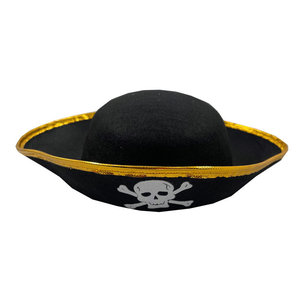 Accessoires de spectacle d'Halloween, chapeau de pirate pour enfants, capitaine des Caraïbes - Product Image 6