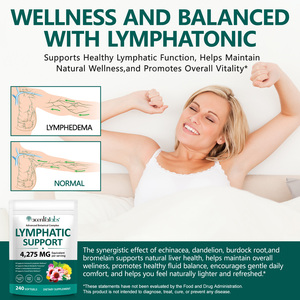 Acentiallabs 240 Gélules Souples pour le Drainage du Système Lymphatique – Compléments de Soutien Lymphatique avec Pissenlit et Bardane - Product Image 5