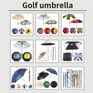30 Inch Auto Open Double Layer Golf <b>Umbrella</b> with logo Oversize Promotional Custom logo <b>Windproof</b> Branded Golf <b>Umbrella</b> - Product Image 2