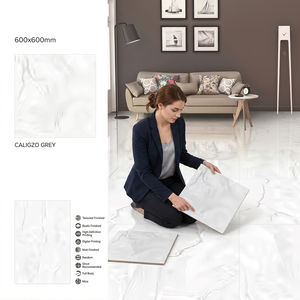 Azulejos de Porcelana Esmaltada Vistaar para Piso, Diseño de Mármol, 600x600mm, 8mm, Diseño Europeo Ceramika - Product Image 5