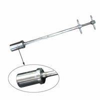 Échantillonneur de liquide de type tasse, échantillonneur d'eau à profondeur fixe, échantillonneur de liquide en acier inoxydable