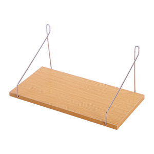 Étagère murale Yixin en bois massif, type crochet, sans perçage, style moderne minimaliste, pour cuisine et salon - Product Image 3
