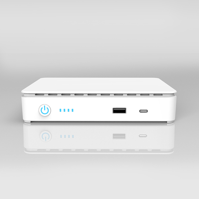 Meind M1550 Mini UPS Battery Backup Surge Protector Wall Mount Power Supply Inverter 10400mAh/15600mAh for PC Single Phase