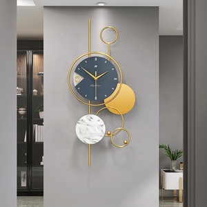 Soggiorno moderno moderno moderno moderno metallo verticale grandi dimensioni 3D orologi <span class=keywords><strong>da</strong></span> <span class=keywords><strong>parete</strong></span> di lusso per la decorazione della casa - Product Image 3