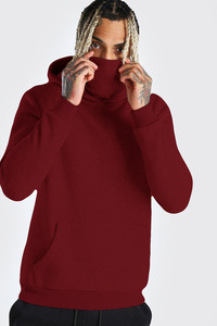 Nouveau design de gros en usine personnalisé brodé écologique à séchage rapide respirant spandex/coton pull surdimensionné à capuche - Product Image 3