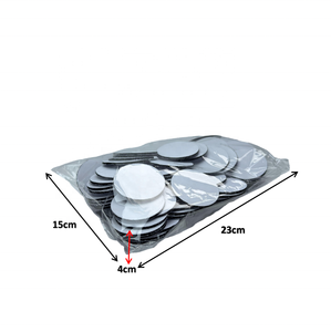 Tamaño personalizado 50mm sujetador puntos pegatina Velcroes cinta autoadhesiva antideslizante para sábana sofá alfombra puntos antideslizantes - Product Image 1