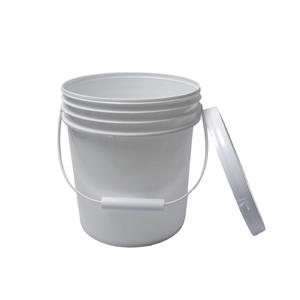 Seau industriel rond en plastique de 20 litres, seau en plastique de qualité alimentaire PP, seau à peinture, seaux en plastique personnalisés avec couvercles, logo imprimé - Product Image 1