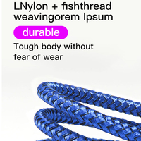 Câble de charge rapide USB certifié Rohs 1M 2M 3M 5A en nylon tressé type C pour téléphone portable Xiaomi