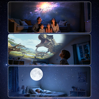 Projecteur Galaxie 3D HD, Lampe de Nuit Planétarium Océan d'Étoiles avec Projections Colorées pour la Décoration de Chambre