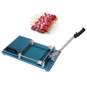 Machine de transformation de la viande, machine à faire des kebabs, outil multifonctionnel en acier inoxydable pour couper et enfiler la viande - Product Image 5