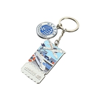 Llavero Personalizado de Aleación de Zinc con Esmalte Suave 3D, Llavero con Foto Digital Personalizada, Diseño de Dibujos Animados Vintage a la Moda