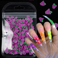 Polymeerklei Fruitplakjes 27 Kleuren Maan Sterren Bloem Designs 3D Nagelkunst Stukjes Groothandel Benodigdheden Sprinkles Sieraden Steen Edelsteen