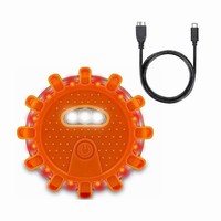 Wiederaufladbare Blinkende Warnleuchte Notfall-Scheibenleuchte Magnetische Straßenrand-Flare Sicherheitsleuchte LED-Straßenfackeln-Set Campinglampe
