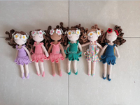 Boneka Amigurumi Rajutan Tangan dari Katun Organik Alami dengan Isian Kapas PP