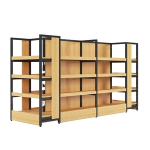 Étagère de présentation en acier et bois de qualité supérieure pour boutique, <span class=keywords><strong>magasin</strong></span> de proximité - Product Image 6