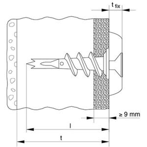 FISCHER - 40432 düz gömme başlı vida GKM ile metal sabitleme levhası-EAN 4006209404324 çapa hafif hizmet çapaları - Product Image 4