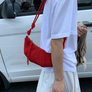 Bolso de Hombro de Ante Sintético Súper Popular para Mujer 2025, Bolsos Cruzados Individuales de Moda, Bolsos Dulces Tipo Dumpling para Debajo del Brazo - Product Image 2