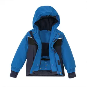 ילדי skiwear בני ובנות חיצוני שלג חליפות windproof עמיד למים אופנתי רב צבע OEM שירות ילדים snowwear