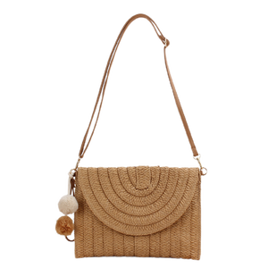 Nouveau sac tissé polyvalent fait à la main de mode simple sac de plage sac décontracté pour femmes 90 - Product Image 2