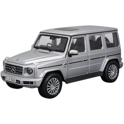 Maisto 1:24 2019 Mercedes-Benz G-Class G500 Silver Grey Static Die Cast Vehicles Collectible Model Car Toys carmck 31531