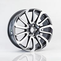 Rines de Aleación Forjados de Lujo de 20, 21 y 22 Pulgadas, 5x120, Color Gris Metálico, Directo de Fábrica, para Land Rover, BMW, Cadillac, Jaguar, Todoterreno y SUV