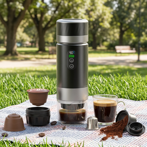 Factory Portable Espresso <b>Machine</b> Fast Heating USB Rechargeable Easy Carry Travel <b>Coffee</b> Maker for Outdoor Camping Custom Logo - Product Image 1