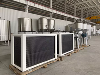 Bigoudis en Glycol 10hp, glacière à eau chaude refroidie 10hp