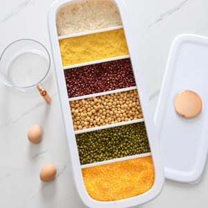 <span class=keywords><strong>Distributeur</strong></span> de céréales grossières WANUO 10 kg pour cuisine, alimentation saine, 6 compartiments, <span class=keywords><strong>distributeur</strong></span> automatique de céréales pour cuisine - Product Image 5