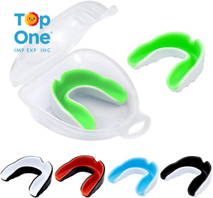 TopOne Protège-dents en silicone confortable pour adultes EVA de haute qualité pour la boxe et le hockey sportif - Product Image 4