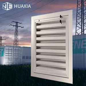 custom waterproof air filter industrial color anodizing air vent louver for outdoor window