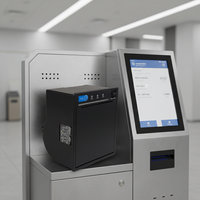 Imprimante thermique intégrée Cashino EP-380C 3 pouces 24V pour kiosque avec coupe-papier automatique, interface USB 80mm, en stock pour distributeur automatique de billets