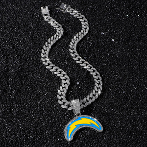 Nouveau Collier Pendentif Vintage Personnalisé Hiphop Lune Éclair en Alliage pour Hommes, Bijoux de Mode, Vente en Gros 2026 - Product Image 2