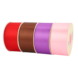 Nine-Colored Ribbon Satin Ribbon 5Cm Woven Solid Color Gift Packaging DIY Craft Material - Product Image 3