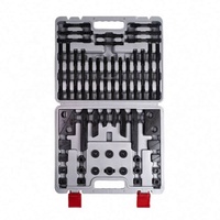 Kit de serrage REALMAX 58 pièces M8-M24, écrous à fente en T 14 mm, kit de serrage en acier CK12, kit de maintien d'outils pour machine-outil, pour machine de fraisage CNC