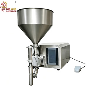 Máquina de llenado semiautomática de sobremesa con bomba de rotor de un solo cabezal para lociones cosméticas, mermeladas, miel, kétchup y salsas de carne - Product Image 2