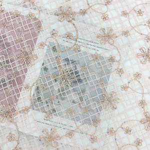 Tissu en dentelle à paillettes <span class=keywords><strong>et</strong></span> broderie cordonnée, élégant <span class=keywords><strong>et</strong></span> luxueux, très vendu en 2026, pour rideaux, <span class=keywords><strong>d</strong></span>écoration de mariage, robe de soirée - Product Image 3