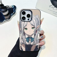 Coques de téléphone magnétiques sans fil à thème Anime pour iPhone Xs Xr 11 12 13 14 15 Pro Max