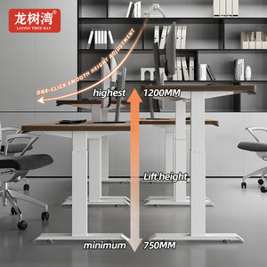 काम के लिए इलेक्ट्रिक एर्गोनोमिक ऑफिस डेस्क टेबल ऑफिस ऊंचाई समायोज्य लिफ्ट डेस्क - Product Image 3