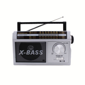 วิทยุพกพาแบบมัลติแบนด์ FM AM SW1 SW2 พร้อมลำโพงในตัว X Bass การรับสัญญาณความไวสูงสำหรับผู้สูงอายุใช้ในบ้านและนอกบ้าน - Product Image 1