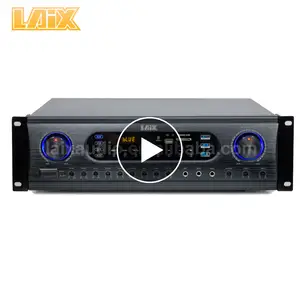 Amplificador fabrika kaynağı Atmos alıcı ev ses sistemi Karaoke amplifikatörü ses güç amplifikatörü