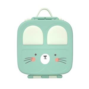 JM Cross-border Children's Kitty <strong>Meal</strong> Box Plastic Student Lunch Box Portable Compartmented Microwaveable Cute <strong>Fun</strong> - Product Image 6